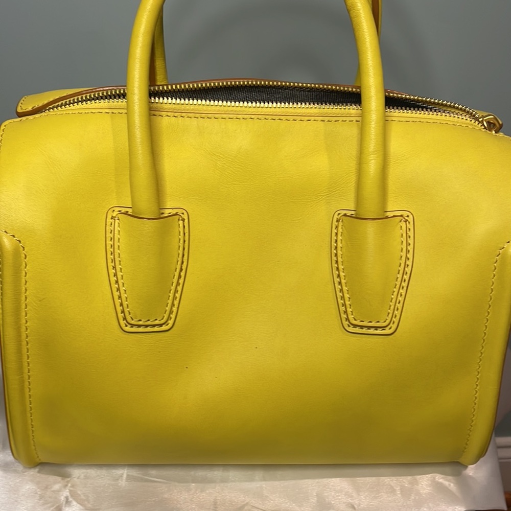 MCM Yellow Boston Bag - Picture 6 of 8